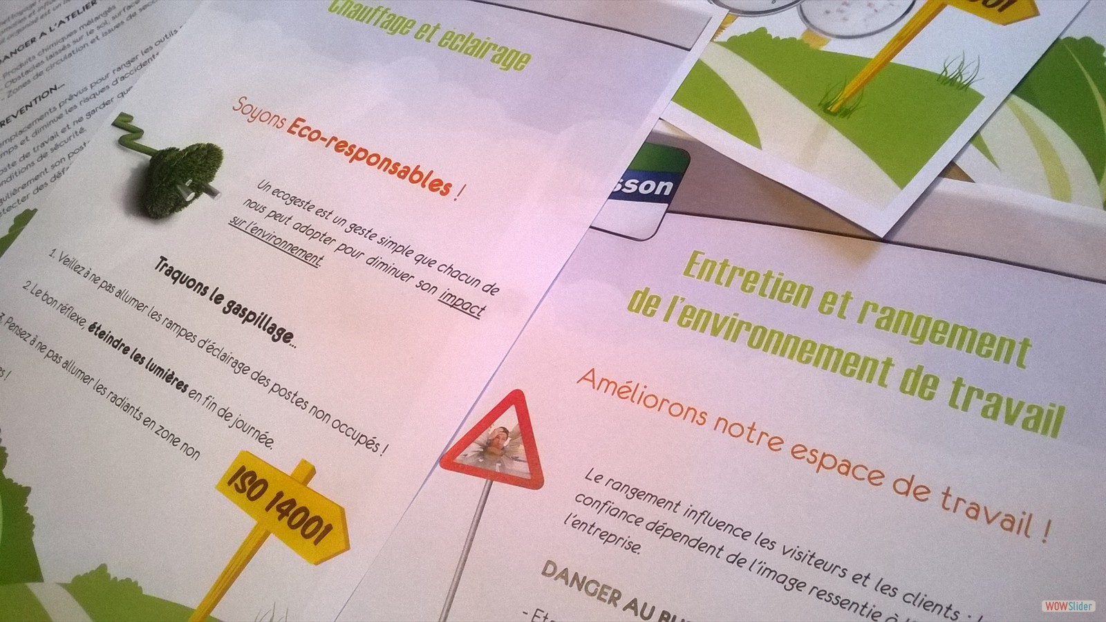 Campagne d'affichage thématique : environnement wow slider